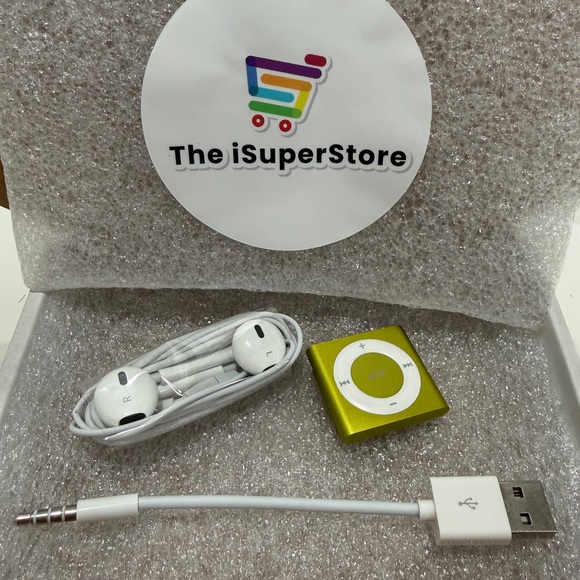 Apple iPod Shuffle 4th Gen 2GB Yellow+ 1 YR Warranty